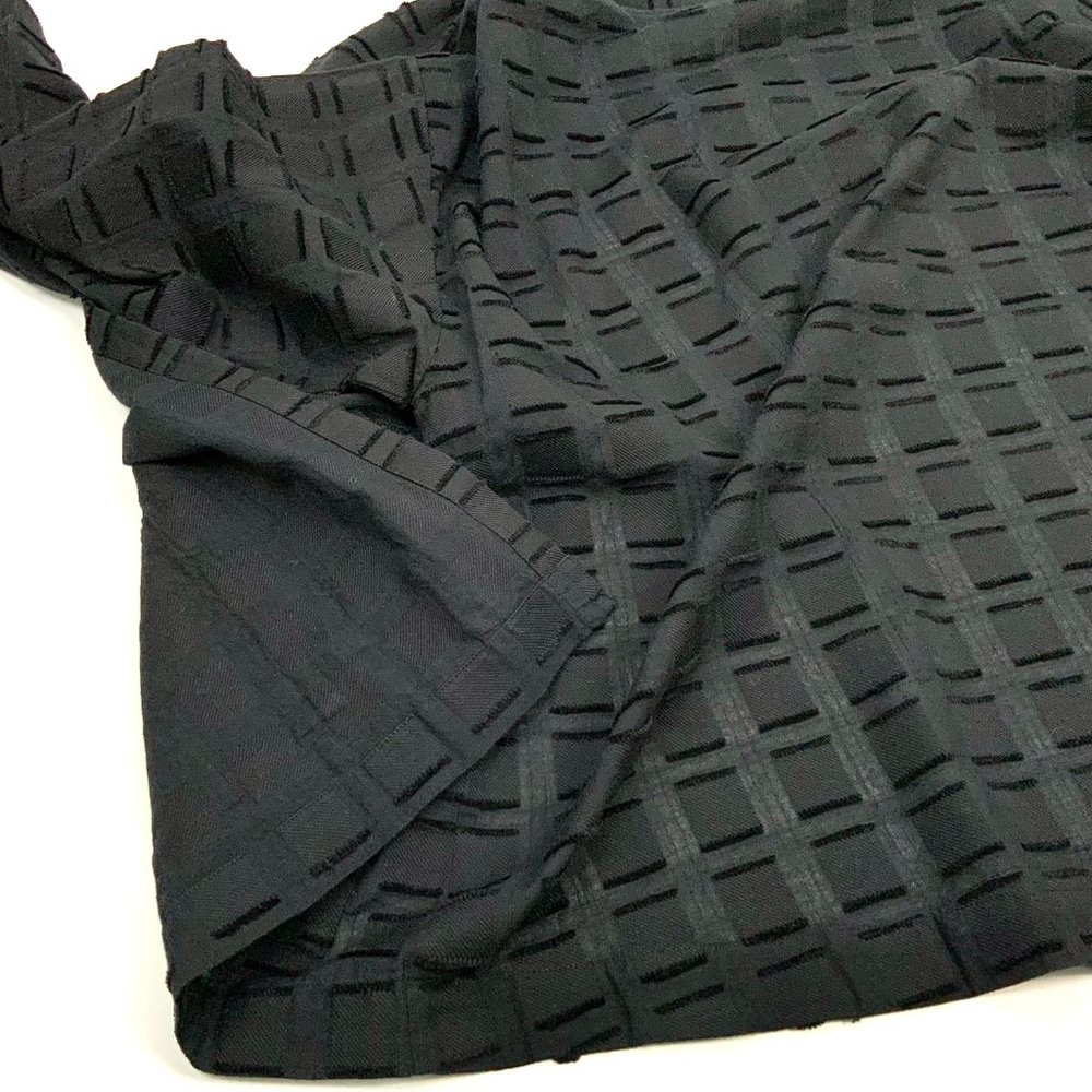 New Eileen Fisher Textured Organic Cotton Soffo Black Jacket Sz 1X - Picture 16 of 16